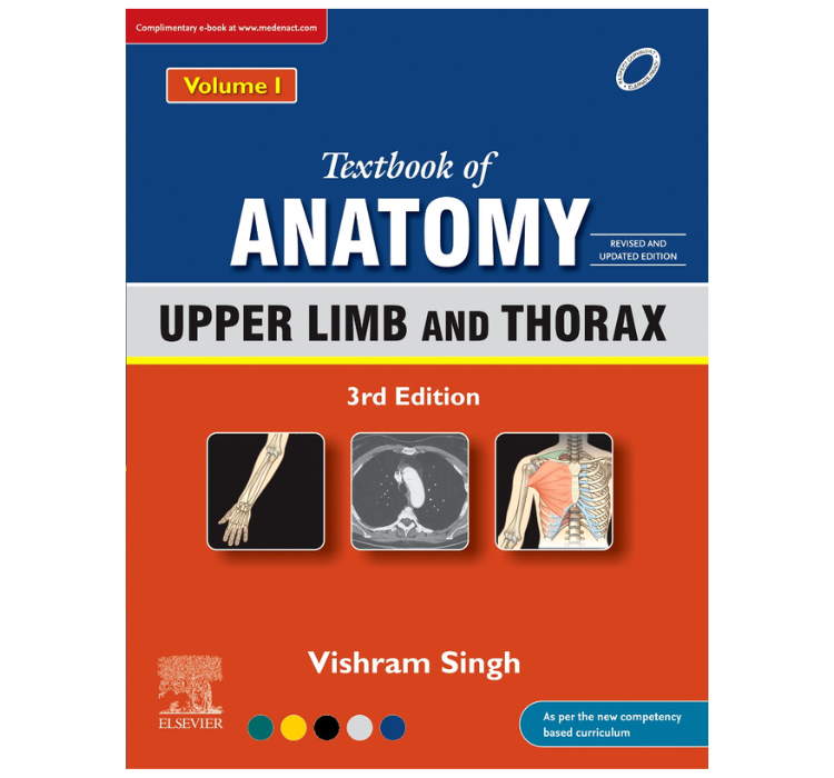 Textbook Of Anatomy: Upper Limb And Thorax, Vol 1, 3Rd Updated Edition