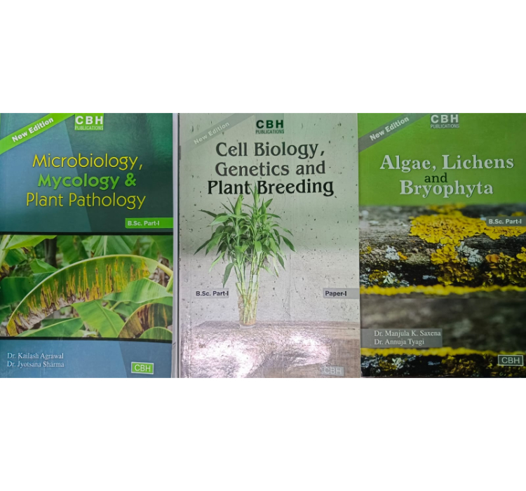 Cbh Bsc 1St Year Botany Text Book (3 Books) English Medium