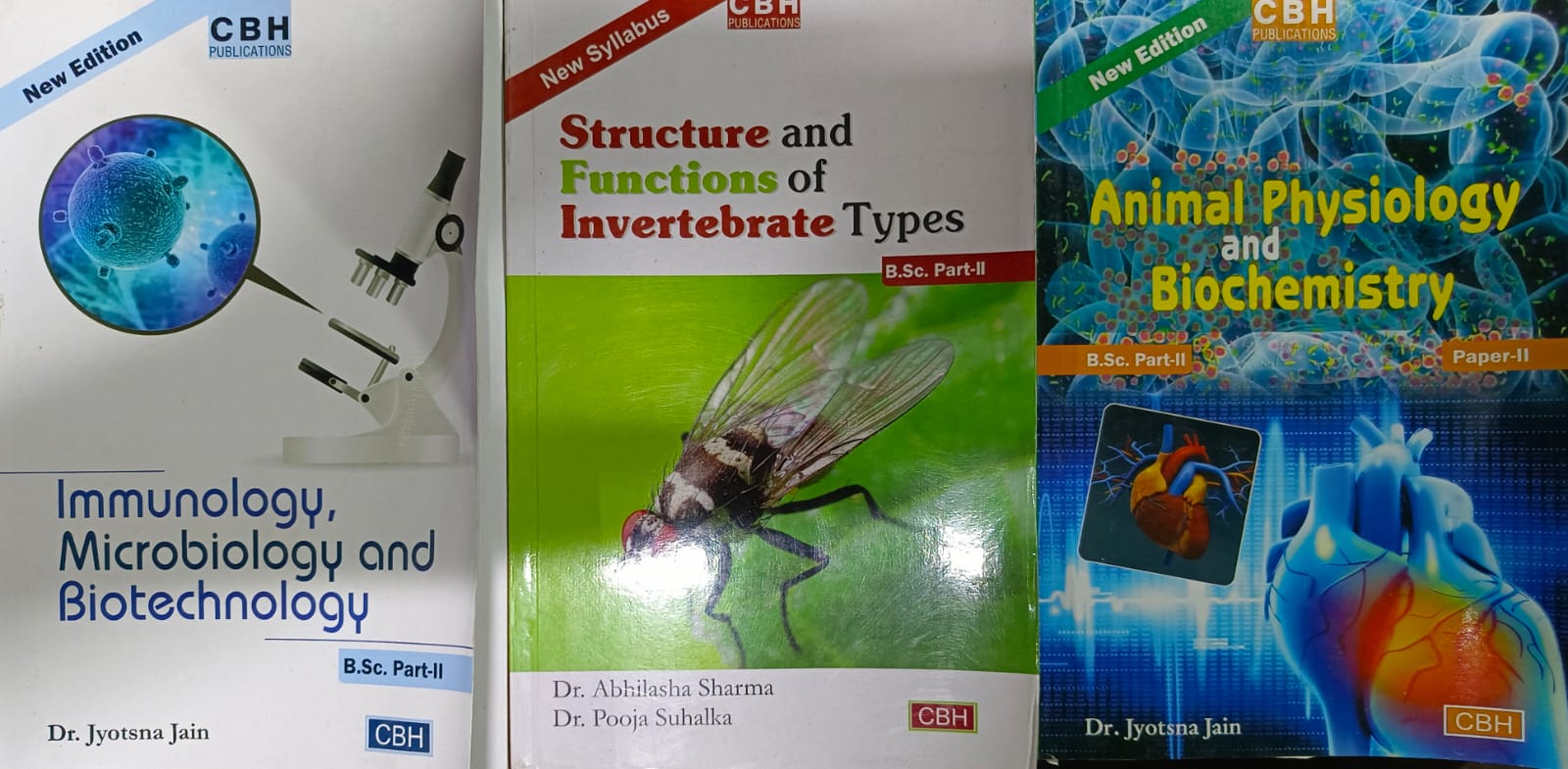 Cbh Bsc 2Nd Year Zoology Text Book English Medium (3 Books)