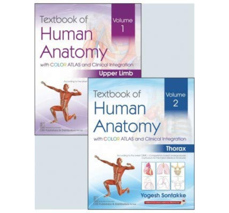 Textbook Of Human Anatomy With Color Atlas And Clinical Integration Volume 1 Upper Limb And Volume 2 Set (Pb 2021)