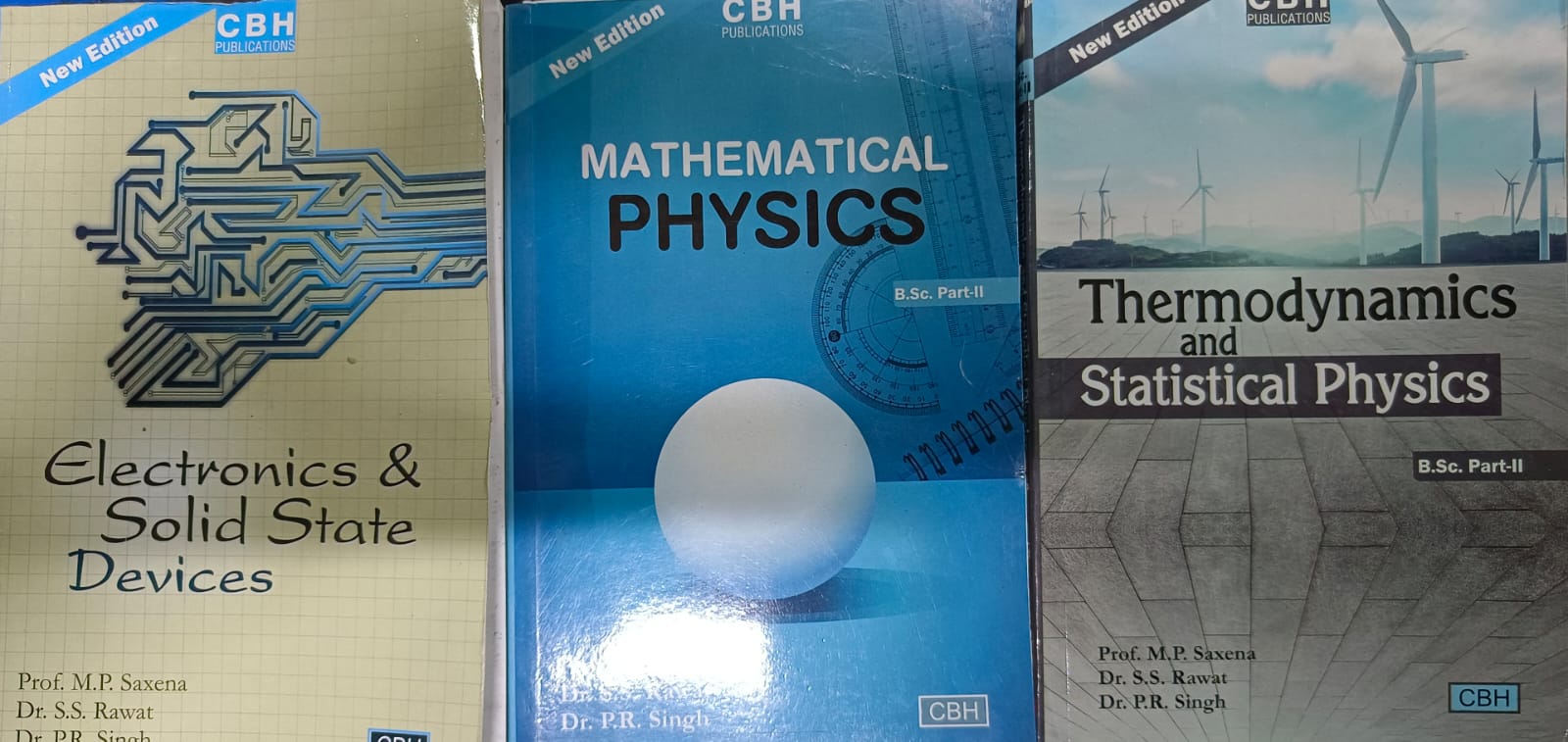 Cbh Bsc 2Nd Year Physics Text Book English Medium ( 3 Books)